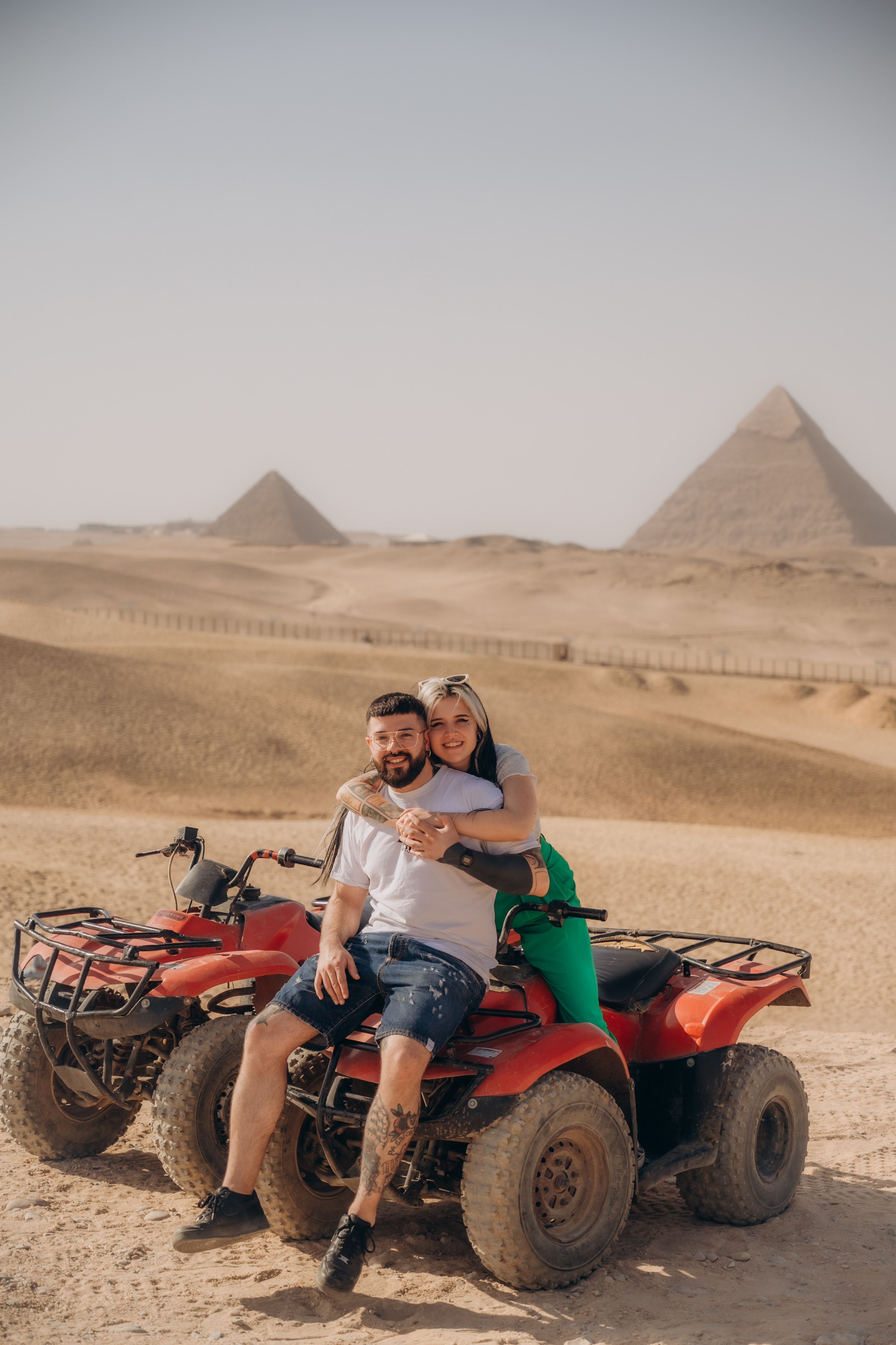 ATV Ride at the Desert of Giza Pyramids